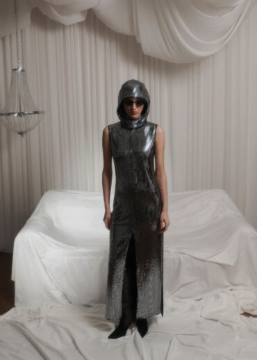 Silver Hood Dress